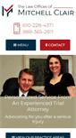 Mobile Screenshot of mitchellclairlaw.com